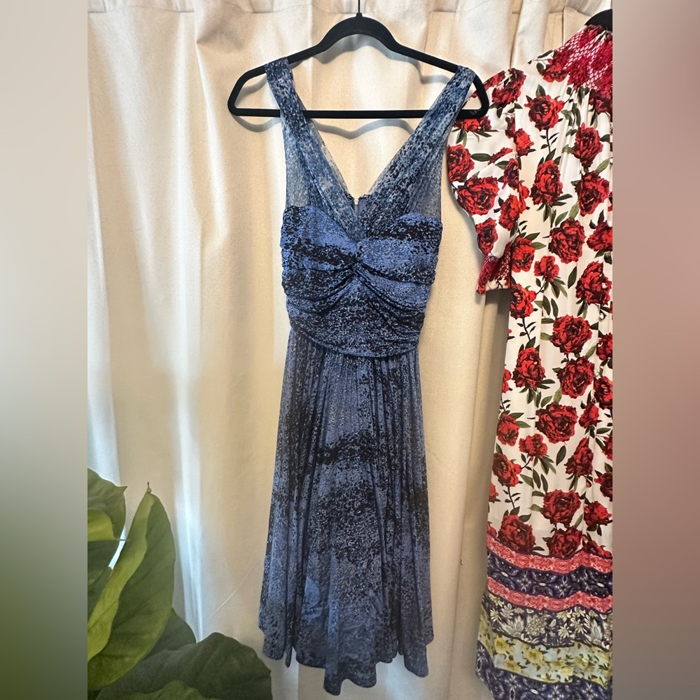 Tracey Reese New York Blue Dress sz‎ M